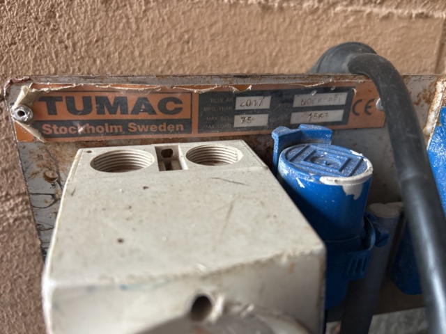 1455024-5 Material lifts 2 pcs with rope - TUMAC Nock PFL