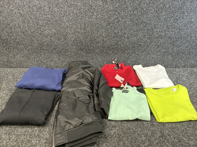 1493482-1 7 pcs Sweaters & jacket, size L-XL