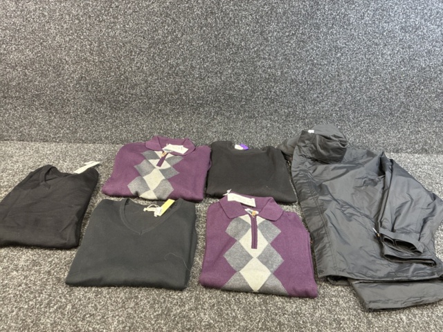 1493483-1 6 pcs Sweaters & jacket, size XXL