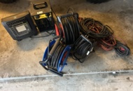 1455030 Cable reels, extension cables and fan heaters