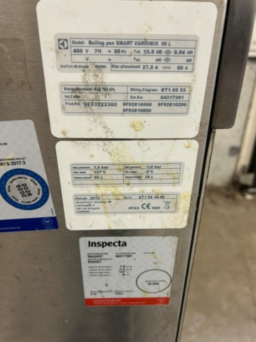 1344233-5 Electrolux cooking pot / boiling pan – SMART VARIOMIX 50L