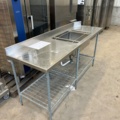 1344241-9 Huvdiskmaskin Electrolux EHT1AU (2011) inkl. rostfri arbetsbänk med ho