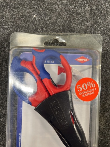 1494585-2 2 pcs Electrician's scissors, Knipex 9505155 SB