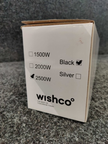 1494588-3 Infrared heater Wichco 2500W, Black