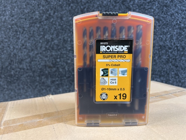 1494590-3 20 pc Drill set Ironside Super Pro 1-10mm (380 pc drill in total)