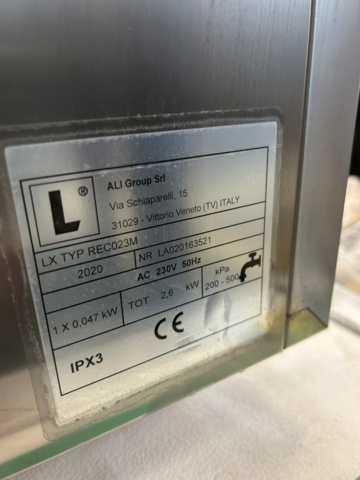 1344242-4 Convection oven Alphatech LX RECO23M (2020)