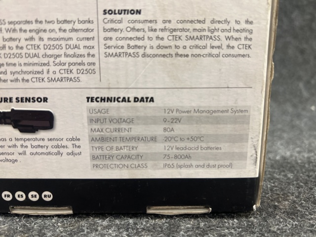 1494599-6 Batteriladdare smartpass, CTEK