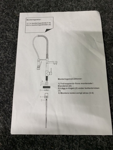 1494601-14 Kitchen mixer Monaco MA620250