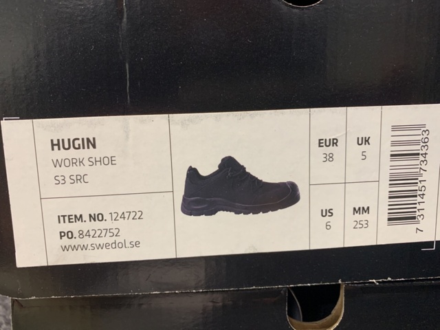 1494602-6 Safety shoes Gesto Hugin S3 SRC, Size 38