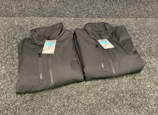 1495394-2 2 softshell jackets Gesto, Size XXL