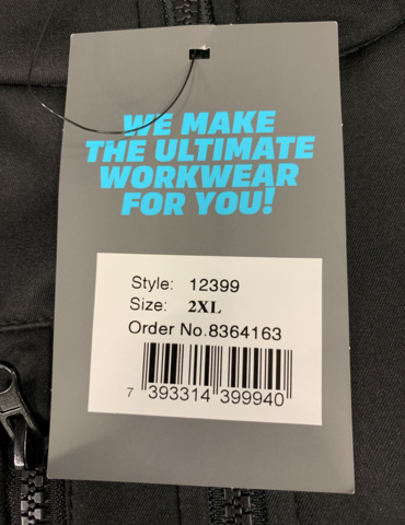 1495394-6 2 softshell jackets Gesto, Size XXL