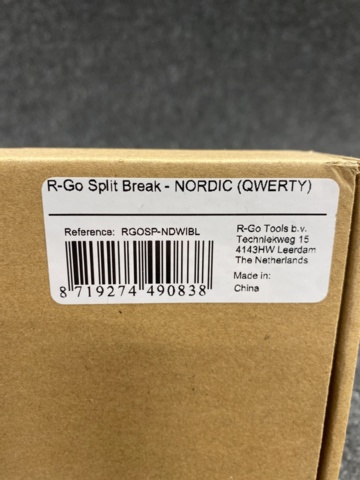 1494606-4 Keyboard R-Go Ergonomic Keyboard Split break