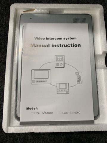 1494612-4 Doorbell with video function