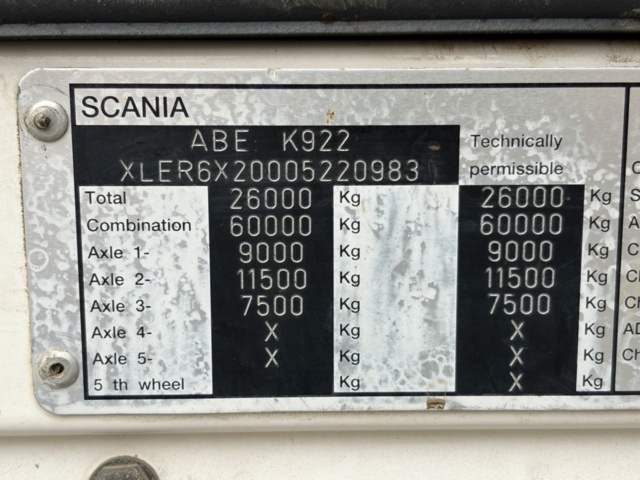 1368062-56 Scania R420 6x2 11.7 Manual, 420hp, 2009