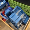 1495442-3 Assortment of plastic bins
