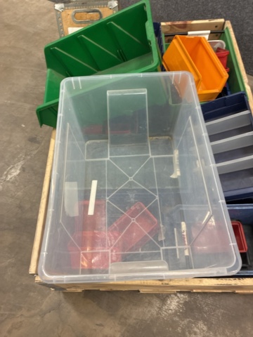 1495442-13 Assortment of plastic bins
