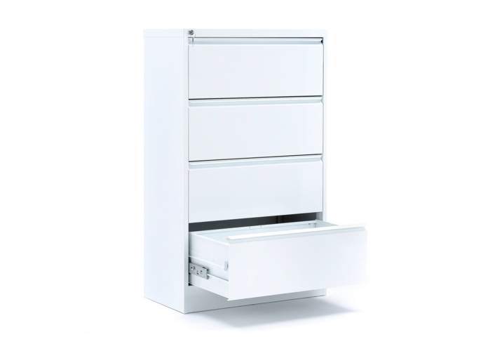 1495432-1 Flank cabinet INDEX A4, 4 drawers, white