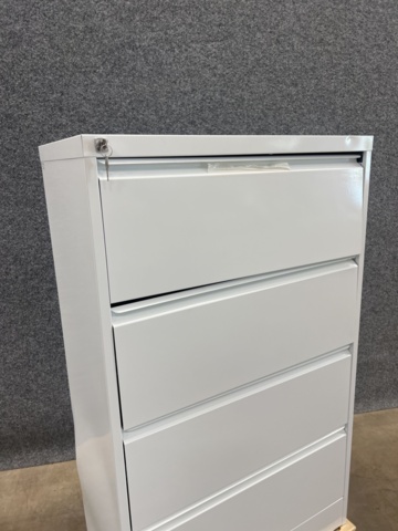1495432-3 Flank cabinet INDEX A4, 4 drawers, white