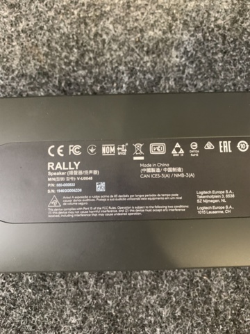 1495434-32 Videokonferenssystem Logitech Rally