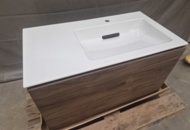 1495500 Bathroom vanity unit 90 cm – washbasin, electrical socket, drawer interior