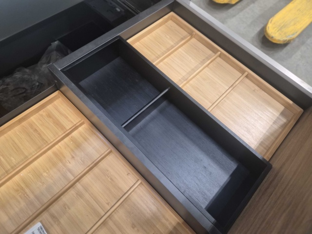 1495500-6 Bathroom vanity unit 90 cm – washbasin, electrical socket, drawer interior