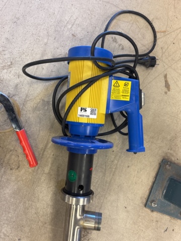 1469166-6 Drum pump with motor - Jessberger JP-280 / RiteLube