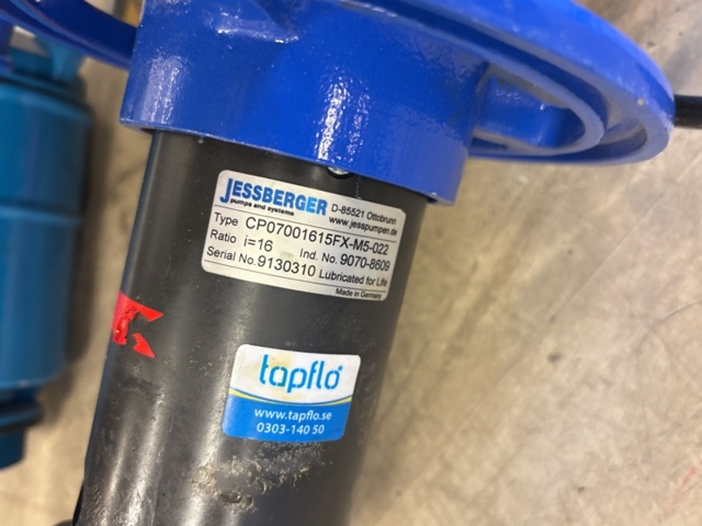 1469166-7 Drum pump with motor - Jessberger JP-280 / RiteLube