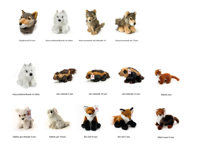 1471230-9 Large batch of stuffed animals – approximately 36,399 pieces – 94 different models