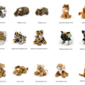 1471230-10 Large batch of stuffed animals – approximately 36,399 pieces – 94 different models