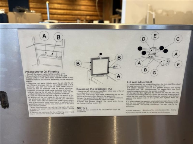 1471246-7 WOKK ETF-400 Pressure Fryer – 25L