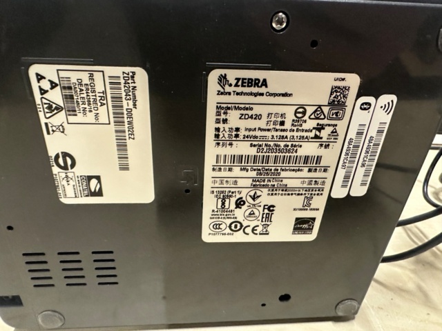 1430692-5 Label printer Zebra ZD420