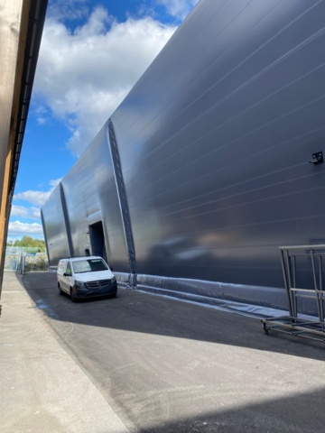 1411422-7 Insulated tent hall of 1750m2 with FTX unit – Hallgruppen VX 35/8.9x50 – 2021