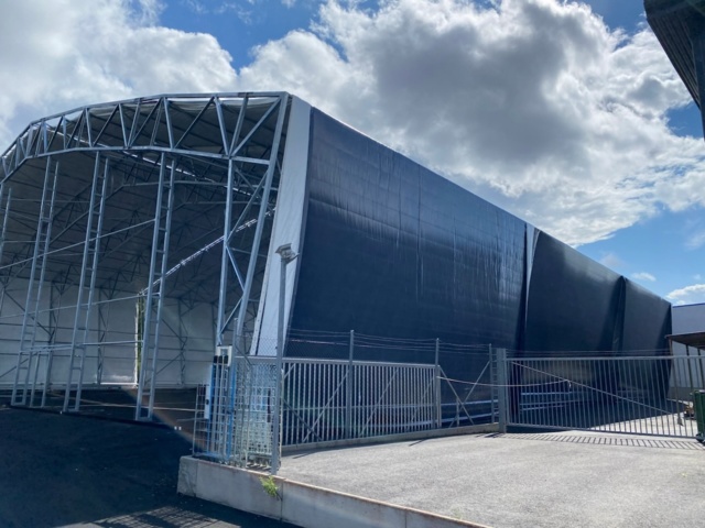 1411422-2 Insulated tent hall of 1750m2 with FTX unit – Hallgruppen VX 35/8.9x50 – 2021