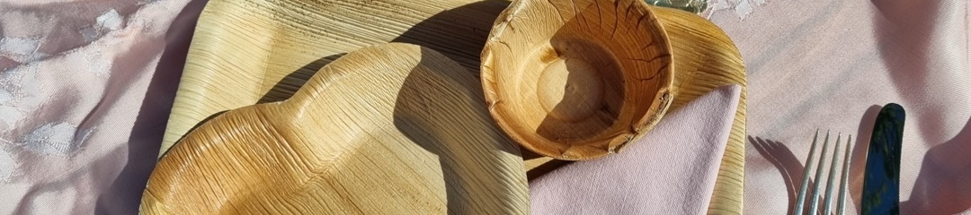 Bild som representerar auktionen - Överskottsgods palmbladstallrikar - 48 845 st