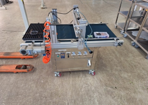 Avyttring pneumatisk såmaskin