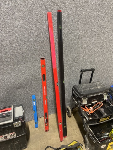 1469647-6 Collection of construction equipment - Stanley Fatmax, Nilfisk and others.