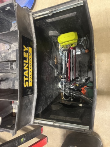 1469647-11 Collection of construction equipment - Stanley Fatmax, Nilfisk and others.