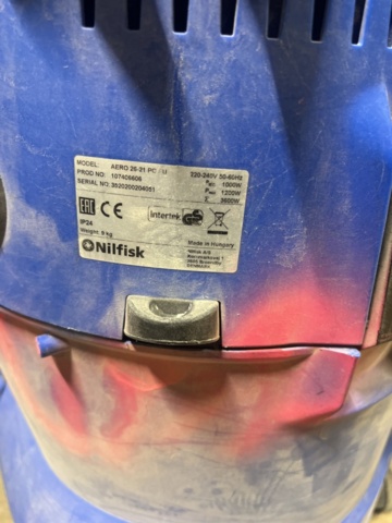 1469647-15 Collection of construction equipment - Stanley Fatmax, Nilfisk and others.