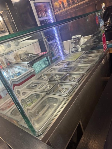 1471257-7 Kylbänk / Salladsbar med glasöverdel – Mega Gastronomi