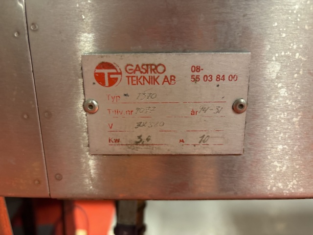 1497813-7 Vattenbad Gastroteknik 1370 -1994