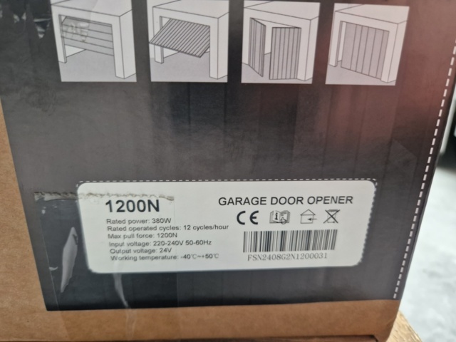 1497848-3 New/unused garage motors 10pcs - including rails with Wifi control and APP control