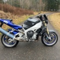 1351411-4 Motorcykel - Yamaha YZF-R1 1.0 Manuell, 150hk -1999 (Reparationsobjekt)