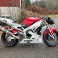 1351410-4 Motorcykel - Yamaha YZF-R1 1.0 Manuell, 150hk -1999 (Reparationsobjekt)