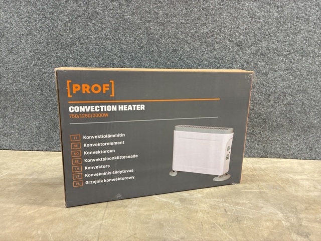 1497995-4 18 convector elements Prof 750/1250 2000W