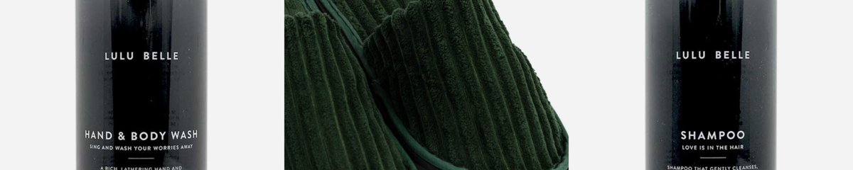 Bild som representerar auktionen - Partier med slippers, hoodies, handdukar, schampoo och bodywash