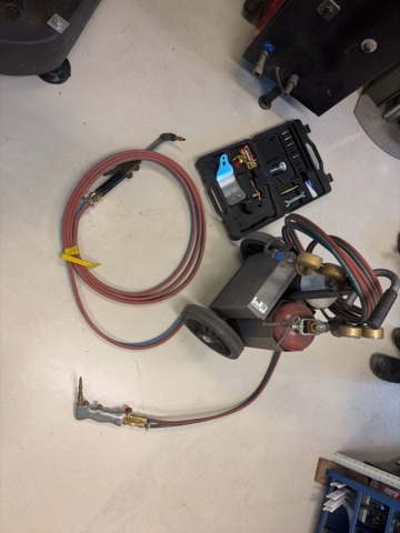 1491491-4 Gas-/svets- och skärutrustning med vagn