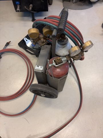 1491491-2 Gas-/svets- och skärutrustning med vagn