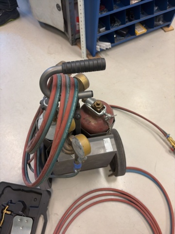 1491491-3 Gas-/svets- och skärutrustning med vagn