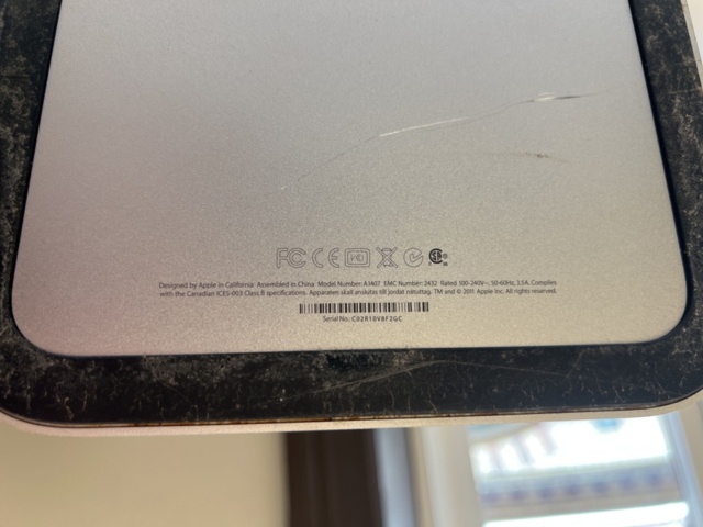 1469682-3 Monitor 27'' - Apple Thunderbolt Display