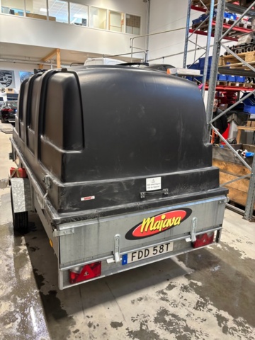 1421732-13 Monzon Scaffolding incl. trailer Majava M5035LJ With cover